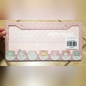 Sanrio Hello Kitty & Friends Latte Bear License Plate Frame